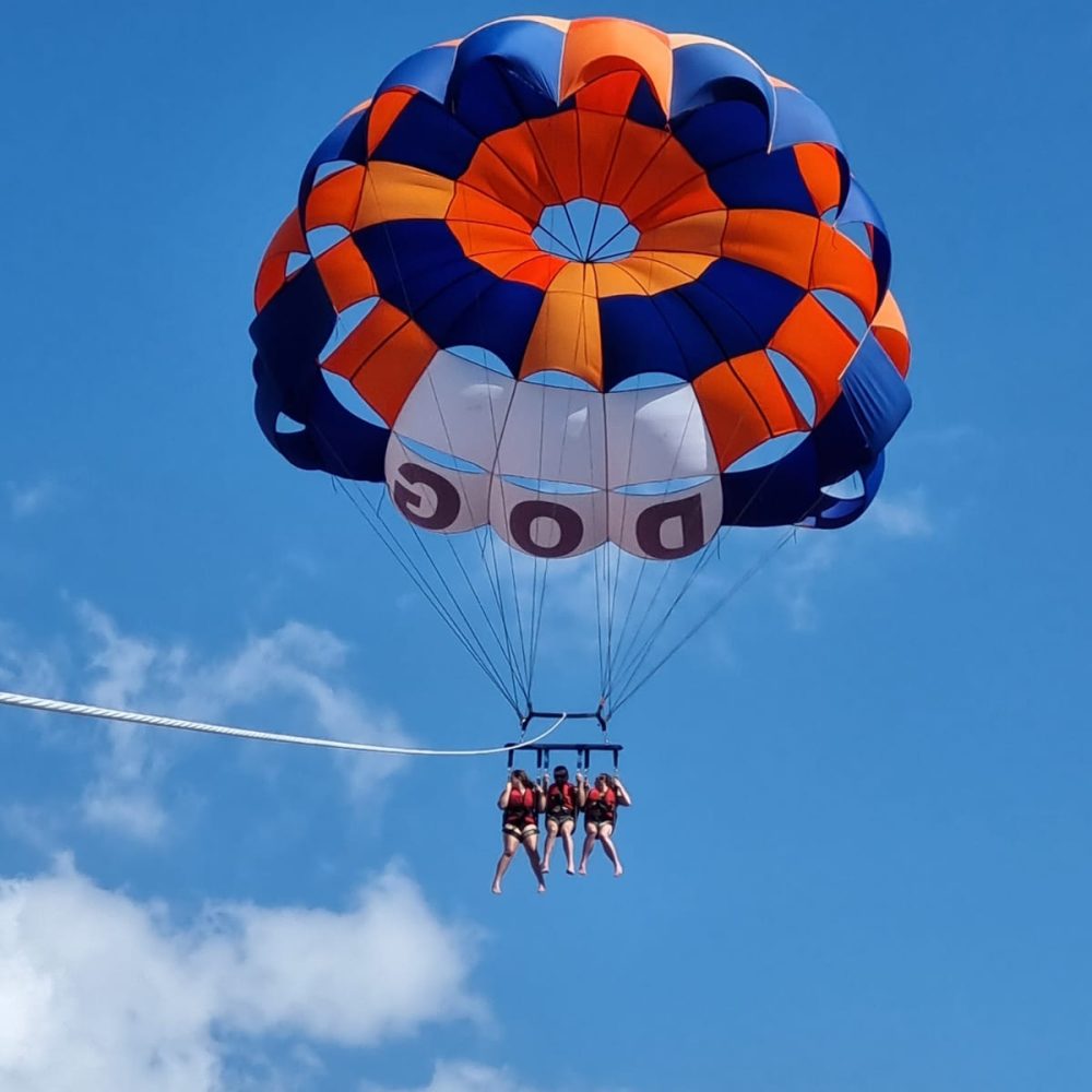 parasailing, watersport, beach
